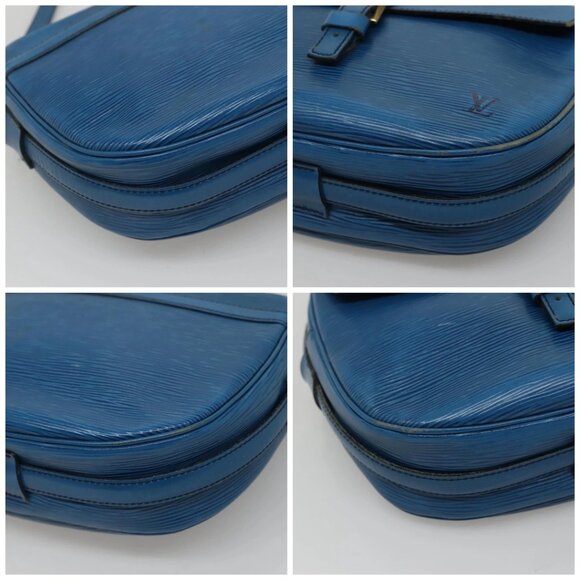 LOUIS VUITTON Epi June Feuille Shoulder Bag Blue M52155 LV Auth ti2813 - Picture 15 of 16